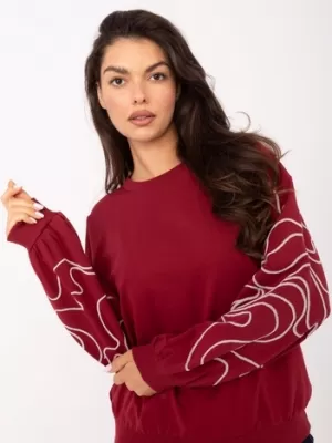 Dámská halenka RELEVANCE RV-BZ-A176.56 BURGUNDY