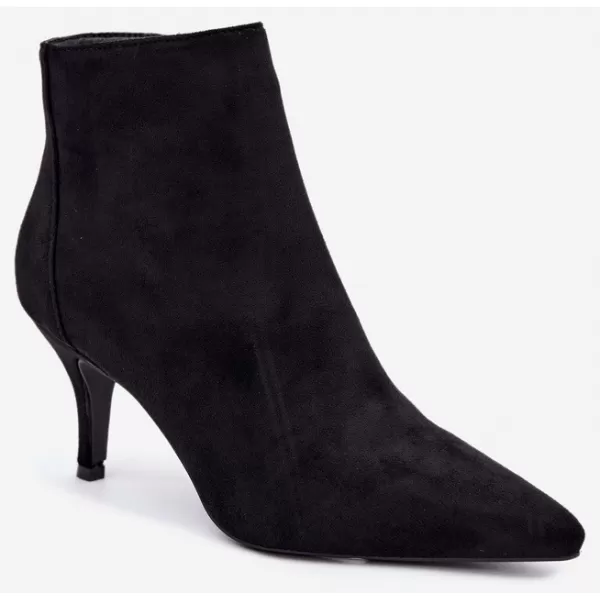  Dámské kotníkové boty BOTO 2905A-1 BLACK MATT 