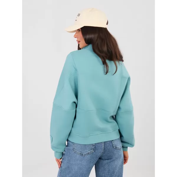  Dámská mikina FACTORY PRICE NS-BL-NS2579.11 TURQUOISE 