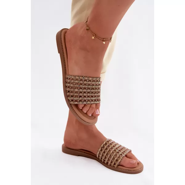  Dámské pantofle BOTO 26SD98-9832 BROWN 