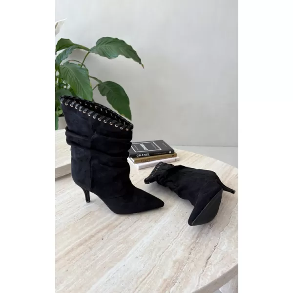  Dámské kotníkové boty BOTO 2568A BLACK 