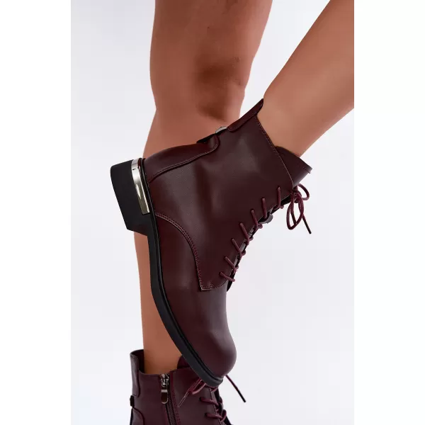  Dámské kotníkové boty VINCEZA 86450 BURGUNDY 
