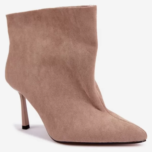  Dámské kotníkové boty BOTO C-420/CS070 BEIGE 