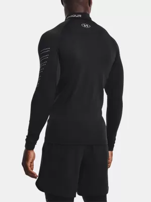 Pánské termo triko UNDER ARMOUR UA CG ARMOUR NOVELTY MOCK 1373828-001 ČERNÁ