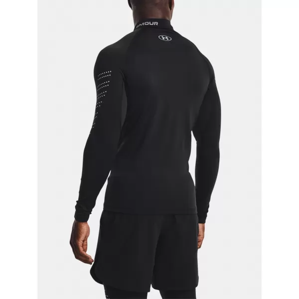  Pánské termo triko UNDER ARMOUR UA CG ARMOUR NOVELTY MOCK 1373828-001 ČERNÁ 