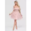 Dámské šaty LARICA LA-OM-DLR387 PINK