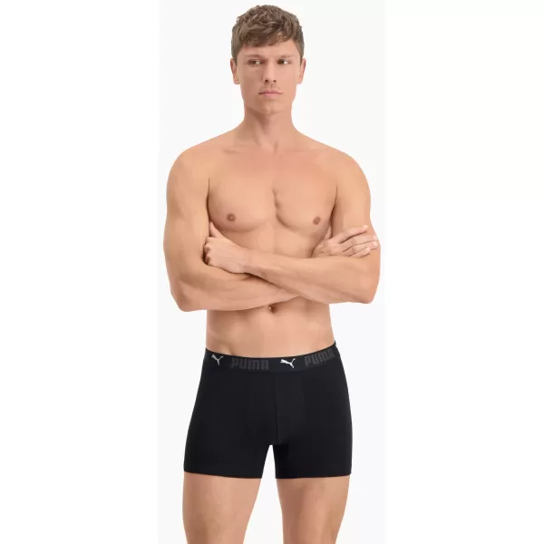  Pánské boxerky PUMA SPORT COTTON BOXER 2P 93552101 BLACK 