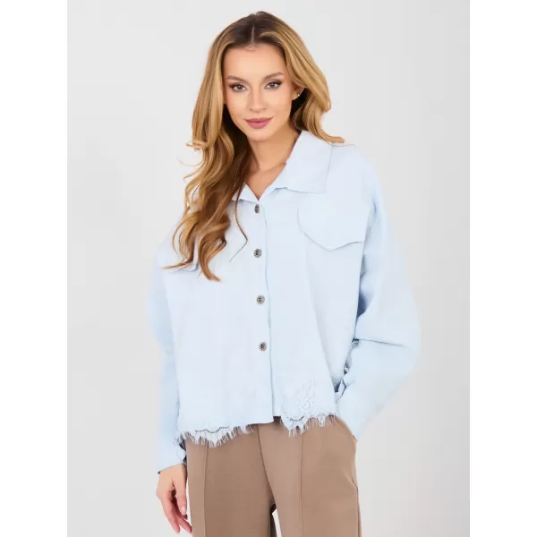  Dámská bunda RUE PARIS IT-KR-FL10001.54 LIGHT BLUE 