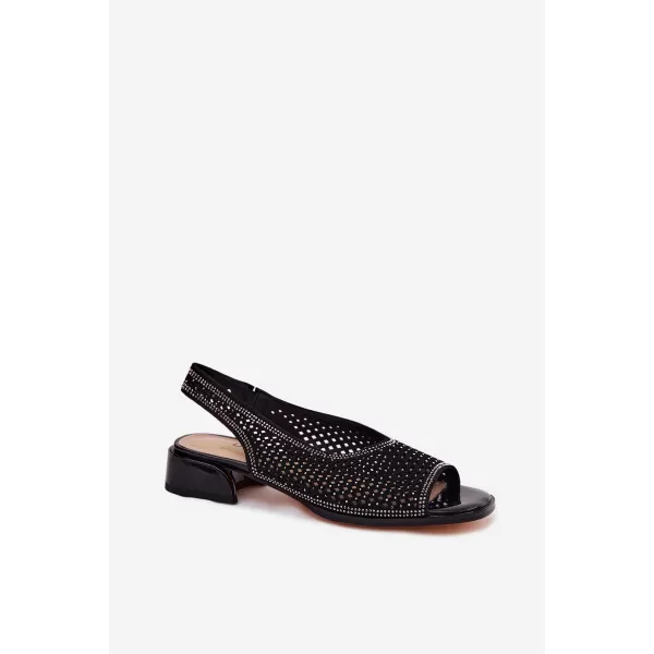  Dámské sandály D&A CR61-3131 BLACK 
