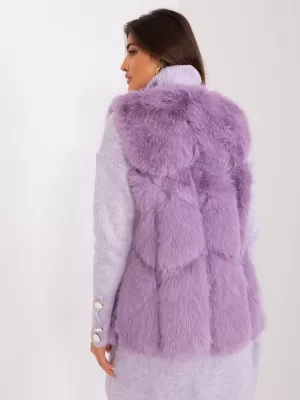 Dámská vesta WOOL FASHION ITALIA AT-KZ-2375.00P BRIGHT PURPLE