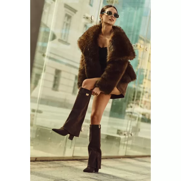  Dámské kozačky BOTO CLS-370/LA3150/CLS-603 BROWN 
