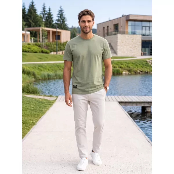  Pánské triko ALTISPORT NP/ALMST20001 MILITARY GREEN 