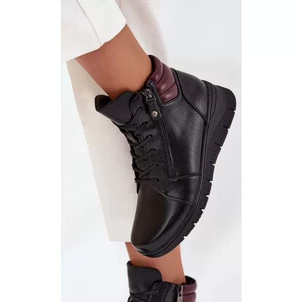  Dámské kotníkové boty VINCEZA 39963 BLACK 