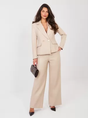 Dámské kalhoty ITALY MODA IT-SP-FL10013.87 BEIGE