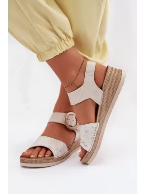 Dámské sandály INBLU RV000013 BEIGE