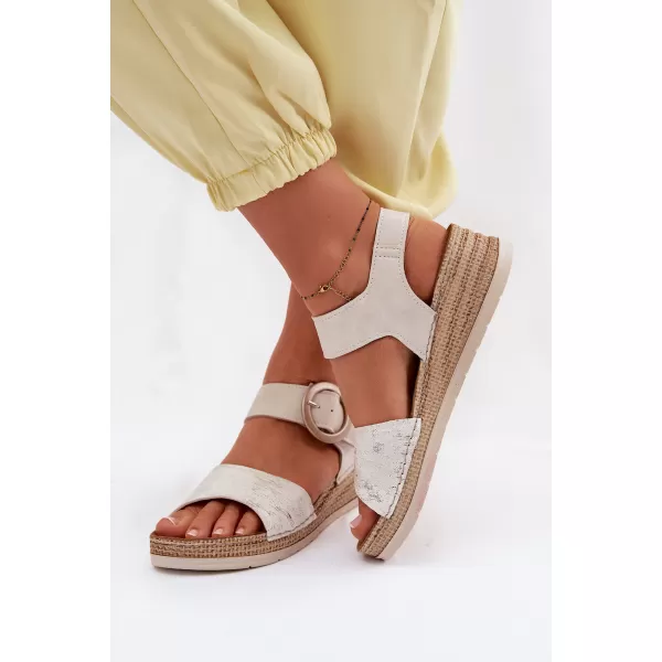  Dámské sandály INBLU RV000013 BEIGE 