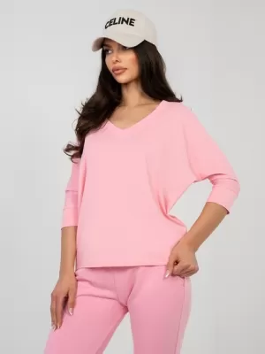 Dámské triko RUE PARIS RV-BZ-A1186.89 BRIGHT PINK