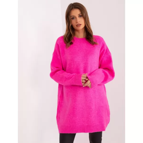 Dámské šaty RUE PARIS LC-SK-0568.70P FLUO PINK 