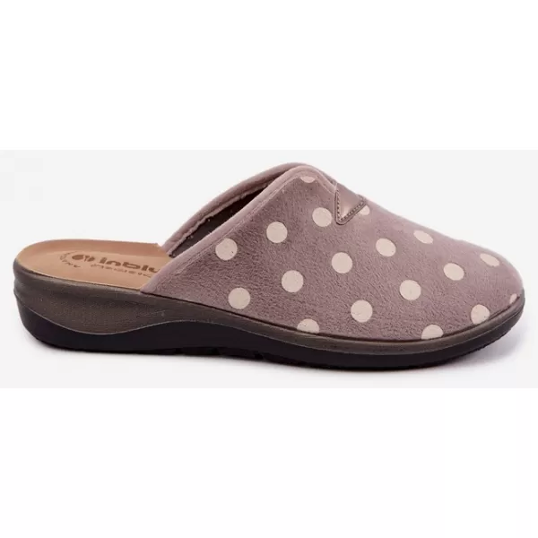  Dámské pantofle INBLU OD000014 BROWN 