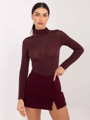 Dámská halenka ITALY MODA IT-BZ-21819.09P BURGUNDY