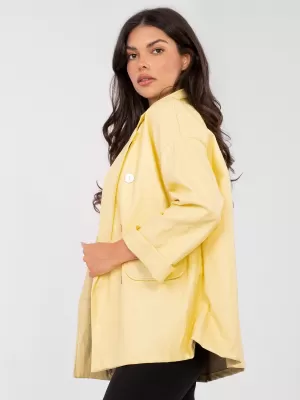 Dámská bunda RUE PARIS IT-MA-FL10061.51 BRIGHT YELLOW