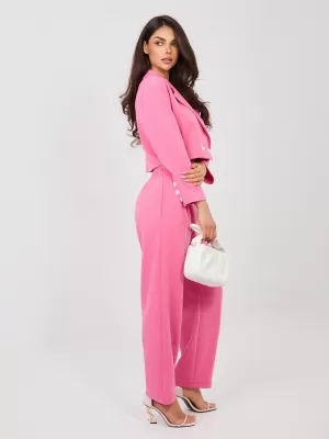 Dámský komplet RUE PARIS IT-KMPL-22255.70 DARK PINK