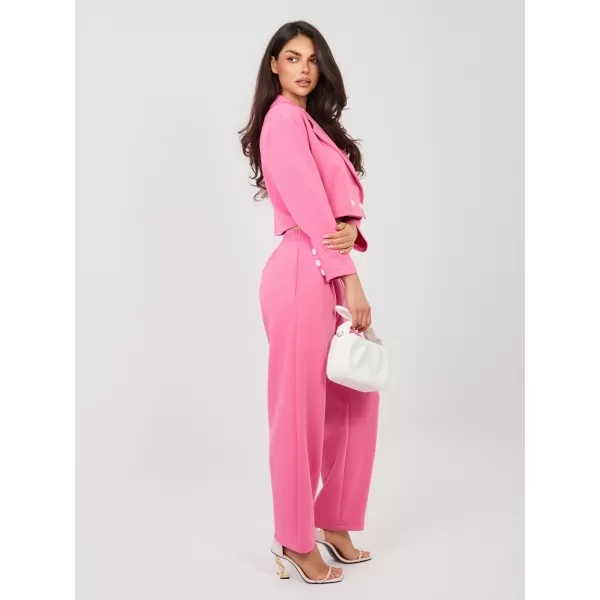  Dámský komplet RUE PARIS IT-KMPL-22255.70 DARK PINK 