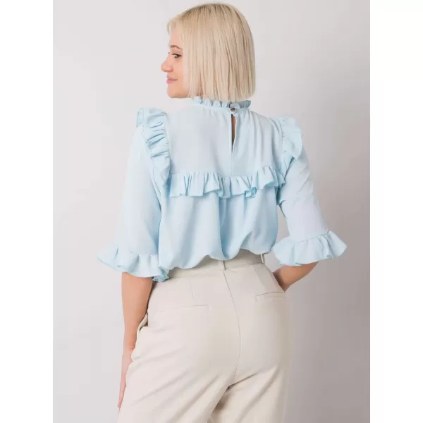  Dámská halenka RUE PARIS CHA-BZ-3312.30 LIGHT BLUE 