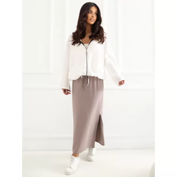  Dámská sukně LAKERTA LK-SD-510263.16 DARK BEIGE 