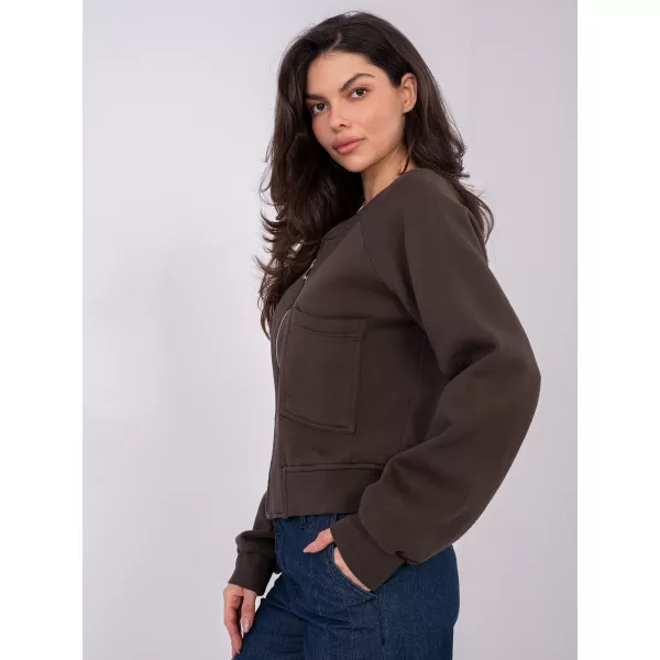  Dámská mikina FACTORY PRICE WT-BL-A1452.99 DARK BROWN 