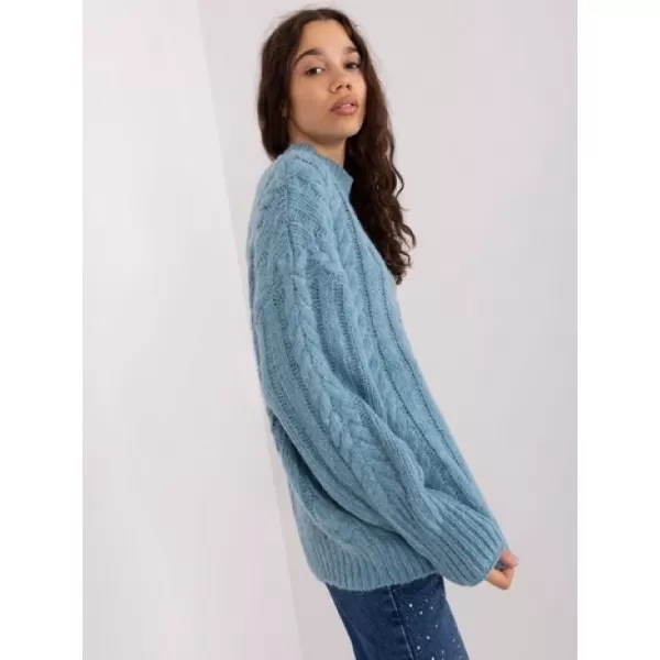  Dámský svetr WOOL FASHION ITALIA AT-SW-2363-2.30 BLUE 