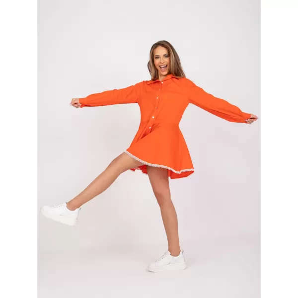  Dámské šaty ITALY MODA DHJ-SK-6801.63P ORANGE 