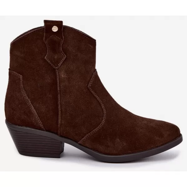  Dámské kotníkové boty BIG STAR SHOES SS274463 HNĚDÁ 