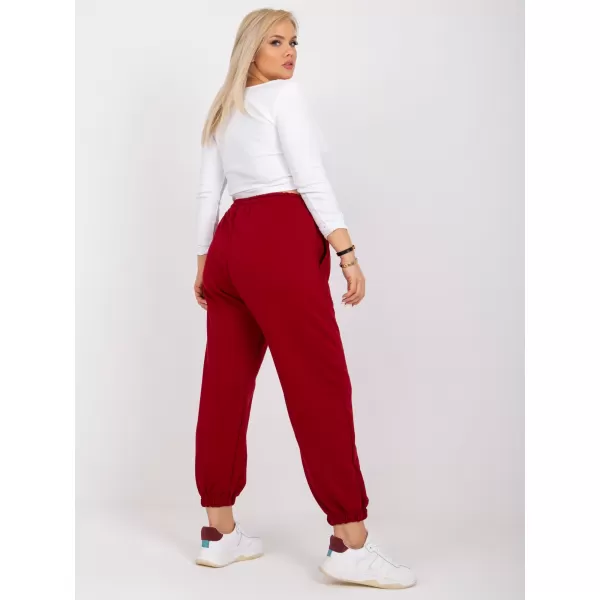 Dámské tepláky BASIC FEEL GOOD RV-DR-6331.86 BURGUNDY 