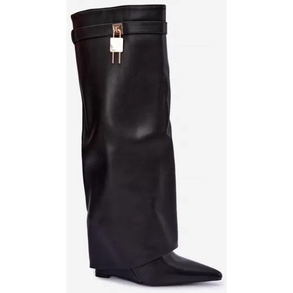  Dámské kozačky BOTO 52166 BLACK 