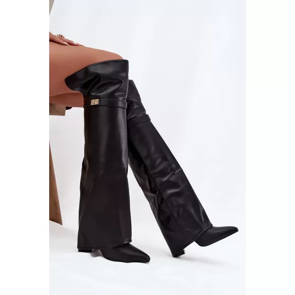  Dámské kozačky BOTO CLS-593 BLACK 