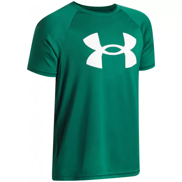  Chlapecké triko UNDER ARMOUR UA TECH BIG LOGO SS 1363283-312 ZELENÁ 