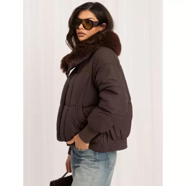  Dámská bunda FACTORY PRICE MBM-KR-2601.96P BROWN 