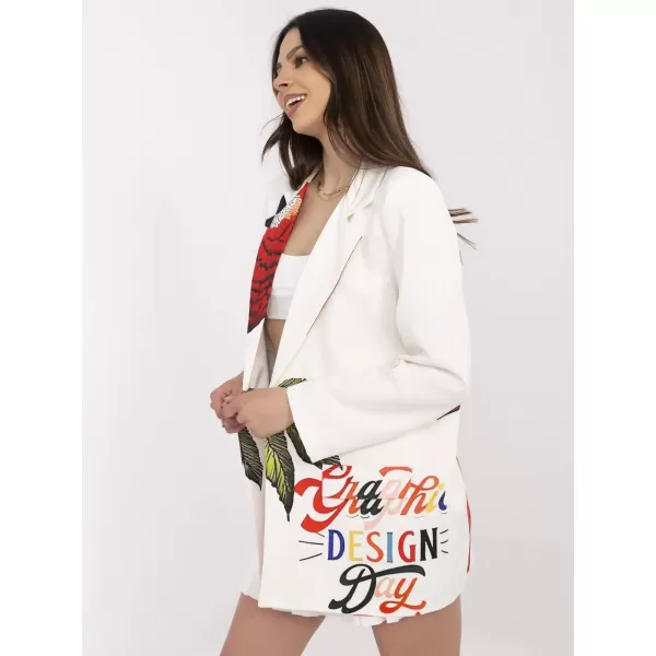  Dámské sako ITALY MODA DHJ-MA-18525-33.18 ECRU 