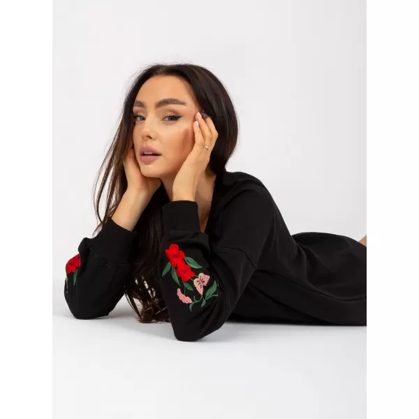  Dámské šaty RUE PARIS RV-SK-8088.59 BLACK 