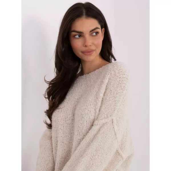  Dámský svetr ITALY MODA IT-SW-72806.75 LIGHT BEIGE 