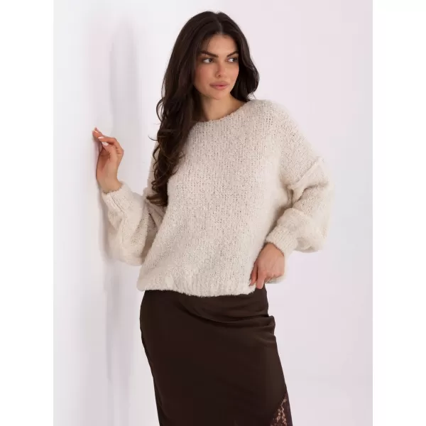  Dámský svetr ITALY MODA IT-SW-72806.75 LIGHT BEIGE 