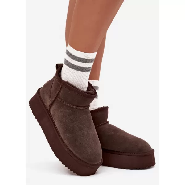  Dámské sněhule VINCEZA 97962 CHOCOLATE 