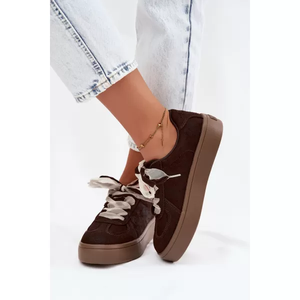  Dámské tenisky BIG STAR SHOES UU274004 BROWN 