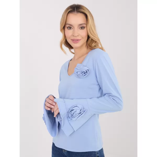  Dámská halenka ITALY MODA IT-BZ-22139.55 LIGHT BLUE 