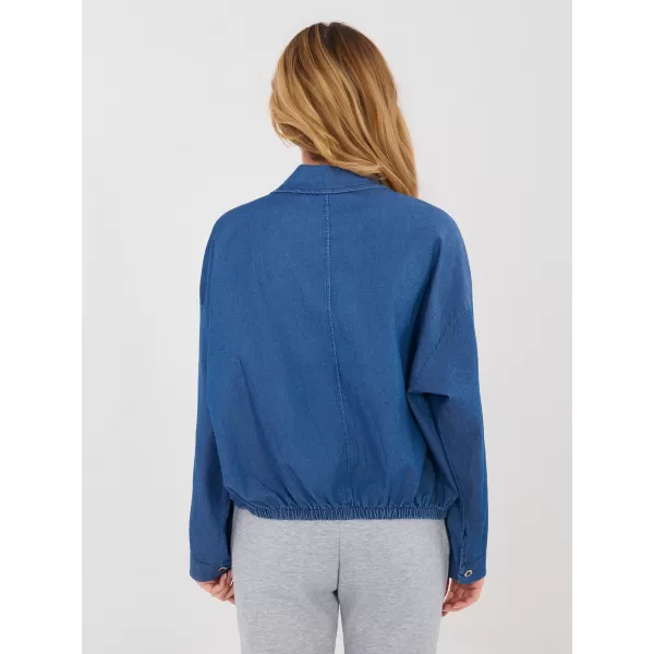  Dámská košile RUE PARIS IT-KS-FL9273.29 BLUE 