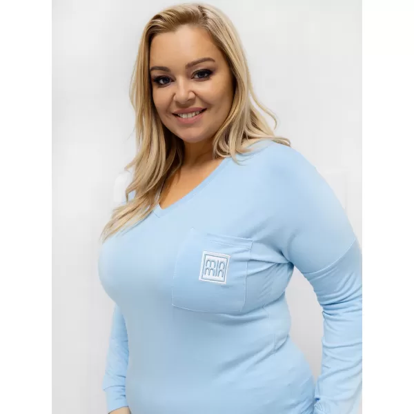  Dámská halenka RELEVANCE RV-BZ-A-161.63 LIGHT BLUE 