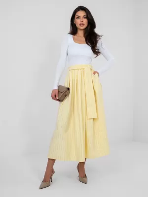 Dámská sukně ITALY MODA IT-SD-21081.18 BRIGHT YELLOW