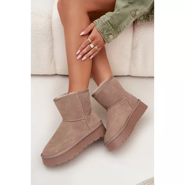  Dámské sněhule BOTO W5825 BEIGE 