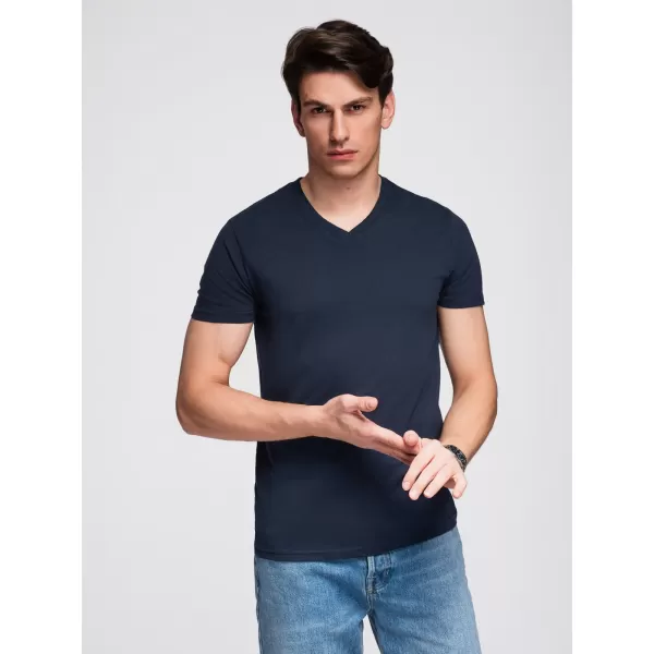  Pánské triko OMBRE OM-TSBS-0281 BLACK/WHITE/BLUE 